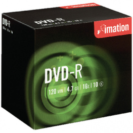 21976, DVD-R 4.7 GB 10 штук Jewel Case, Imation