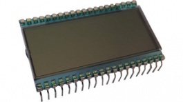 DE 119-RS-20/7,5, 7-segment LCD 12.7 mm 1 x 4, Display Elektronik
