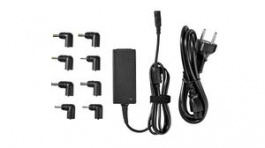 NBAU4501FBK, Notebook Adapter with 8 Changeable Tips 45W 3 A, Nedis (HQ)