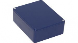 1590BBSCB, Diecast Stomp Box, Aluminium, Blue, 94 x 120 x 42 mm, Hammond