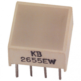 KB-2655EW, Светодиодные секции красный 10 x 10 mm, Kingbright