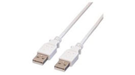 11.99.8919, USB Cable USB-A Plug - USB-A Plug 1.8m White, Value
