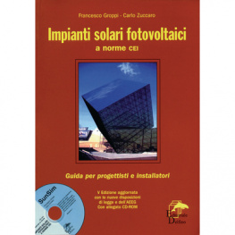 ISBN 978-88-89518-61-8, Impianti solari fotovoltaici, Delfino