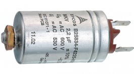 B25834-F4225-K1, AC power capacitor 2.2 uF 600 VAC, TDK-Epcos