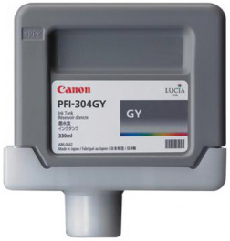 PFI-306PGY, Картридж с чернилами PFI-304PGY цвет Photo Grey (серый), CANON