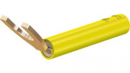 23.0440-24, Cable Lug Adapter 4mm Yellow 20A 1kV Gold-Plated, Staubli (former Multi-Contact )