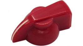 RND 210-00270, Pointer Knob, red, with line, Diameter19 mm, RND Components