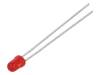 L-934SRD-F LED; 3мм; красный; 300-350мкд; 60°; Поверхность: выпуклая