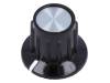 G21-S, Ручка; с юбкой; бакелит; Диам.оси:6,35мм; O14,8x15мм; винтом, SR PASSIVES