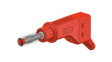 66.9328-22 Stackable Plug 4mm Red 32A 600V Nickel-Plated