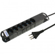 20201136 Outlet strip, 6xCH/T13, 3 m, Type 12