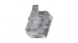 90075-0035 Modular Plug, RJ11, 6P4C, CAT3, Cable Mount