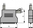 F-PHGR-2AE D-Sub metallized hood Poles 15