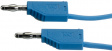 LK410-X 075CM BLUE Test lead diam. 4 mm Blue 75 cm 1 mm2 CAT I
