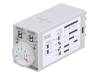 S1DXM-M2C60M-DC24V Реле времени; 0.5с?60м; DPDT; 250В AC/7A; 24ВDC; панелька; PIN:8