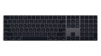 MRMH2LB/A Rechargeable Magic Keyboard with Numpad US English/QWERTY Lightning Dark Grey