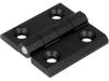3.ZN65.001 RAL-9005 Петля; Шир:50мм; сплав алюминия и цинка; черный; H:50мм
