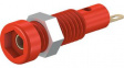 23.0050-22 Panel Mount Socket 2mm Red 10A 60V Nickel-Plated