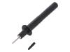 66.9115-21, Измерительный щуп; 10А; черный; Диам.конца:2мм; Длина:115мм, Staubli (former Multi-Contact )