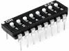 NDI-08H-V Переключатель: DIP-SWITCH; Кол-во секций:8; ON-OFF; 0,1A/24ВDC
