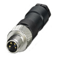 1681169 Cable plug M8 Poles 4