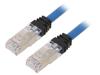 STP6X1MBU Patch cord; S/FTP,TX6A™ 10Gig; 6a; многопров; Cu; LSZH; синий