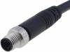 LTW8P-04AMMM-SL7A01, Разъем: М8; 1м; "папа"; PIN:4; прямой; с амортизатором, с проводами, Amphenol