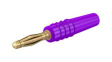 22.2618-26 Laboratory Socket, diam. 2mm, Violet, 10A, 60V, Gold-Plated