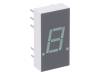 HDSP-3601 Дисплей: LED; 7-сегментный; 7,6мм; зеленый; 0,86-2,7мкд; анод; 0,3"