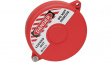 65563 Gate Valve Lockout;Red;Polypropylene