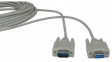 RND 765-00026 D-Sub Cable 9-Pin Male-Female 10 m Grey