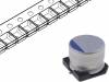 FA0J227M08069VR, Конденсатор: полимерный; 220мкФ; 6,3В; ESR:35мОм; SMD; ±20%; 2000ч, SAMWHA