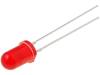OSNR5134B LED; 5мм; красный; 100-150мкд; 30°; Поверхность: выпуклая