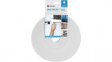 VEL-OW64139 VELCRO Hook and Loop Fastener, 20 mm x 25 m, White