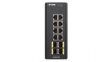 DIS-300G-12SW DIN Rail Industrial Ethernet Managed Switch 12 Ports (8x RJ45, 4x SFP) IP30