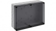 10601201 Plastic Enclosure With Metric Knockouts, 361 x 254 x 111 mm, Polystyrene, IP66, 