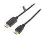 CV0127, Кабель; DisplayPort 1.2; вилка DisplayPort,вилка HDMI; 2м, LOGILINK