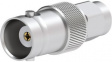 R191303000 Straight Adapter, SMA Plug - BNC Socket, 50Ohm