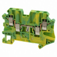 3044568 UT 2,5-QUATTRO-PE terminal block green-yellow 0.14...2.5 mm2
