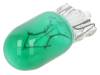 EB0494TB, Лампочка: автомобильная; W2,1x9,5d; зеленый; 12В; 5Вт; VISIONPRO, ELTA