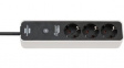 1153230620 Outlet Strip with Wifi module 3x Type F (CEE 7/3) - Type F (CEE 7/4) Black / White