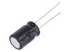 UEP1E221MPD Конденсатор: электролитический; биполярный; THT; 220мкФ; 25ВDC