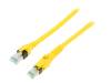09488447745030, Patch cord; S/FTP; 6a; многопров; Cu; PUR; желтый; 3м; безгалогенный, Harting