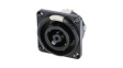 NLT8FPXX-BAG Chassis Connector, Black, 8 Poles