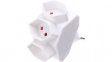 108915 Outlet tap, 3 x Type J (T13), white