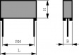 MMK22.5474K250D13L4TRAY Конденсатор 470 nF 250 VDC 160 VAC