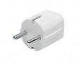 637 RW white Plug w/earth белый DE