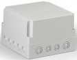 SPCK181813G Cubo S 175 x 175 x 125 мм, 50 мм основание, Pg выбивные отверстие, серая крышка,