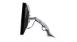 45-214-026 Desk Mount LCD Monitor Arm, 30", 100x100/75x75/200x100/200x200, 13.6kg, Silver