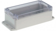 RND 455-00265 Plastic enclosure 160 x 80 x 55 mm light grey PC IP 65
